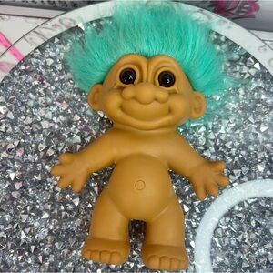 Russ large Troll Doll with Bright Turquoise Hair